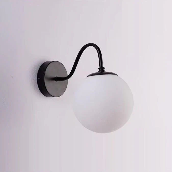 JADSSOX - Globe en verre, applique murale en métal