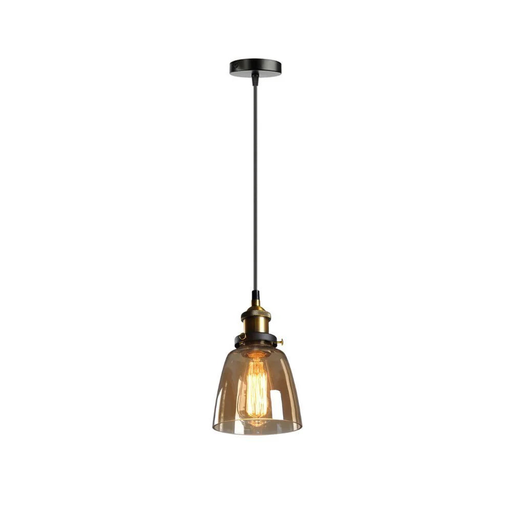 Suspension « Verre Cône Vintage »