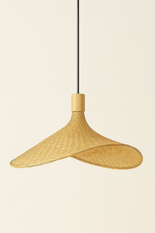 Suspension Rotin – Modèle A (3 tailles) – Ø30 cm