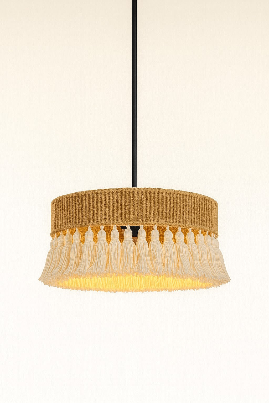 Suspension Rotin Asymétrique – Ø50 cm